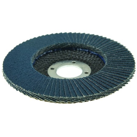 4-1/2 Abrasive Flap Disc, Flat (TY27), Phenolic Backing, 60Z, 7/8